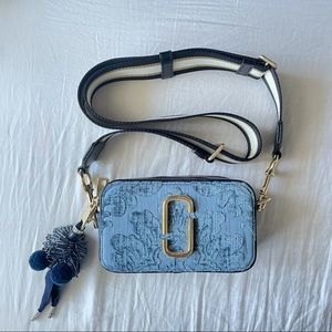 MARC JACOBS Snapshot Damask Cross Body Bag, Blue